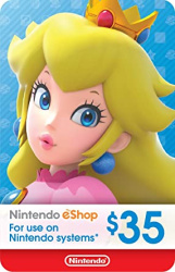    Nintendo eShop 35 $ ( ) 
