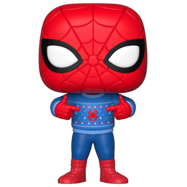  Funko POP! Bobble Marvel Holiday Spider-Man w/ Ugly Sweater (397) 33983