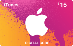 iTunes Gift Card - $15 ( ) 