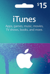 iTunes Gift Card - $15 (Цифровой Код) США - фото