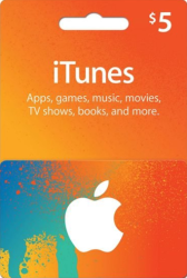 iTunes Gift Card - $5 (Цифровой Код) США - фото