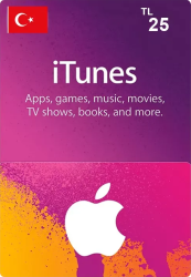 iTunes Gift Card - 25 TL (Цифровой Код) Турция - фото