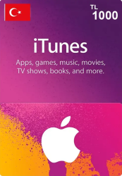 iTunes Gift Card - 1000 TL (Цифровой Код) Турция - фото