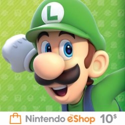Карта пополнения кошелька Nintendo eShop 10 $ (Цифровой Код) США - фото