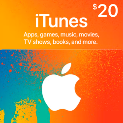 iTunes Gift Card - $20 (Цифровой Код) США - фото