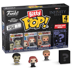Набор Funko Bitty POP! Marvel Infinity Saga S2 Hulk+Black Widow+Hawkeye+Mystery (1 of 4) 4шт 71504 - фото