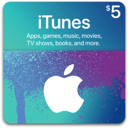 iTunes Gift Card - $5 (Цифровой Код) США - фото