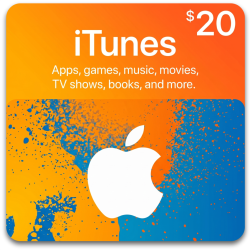 iTunes Gift Card - $20 (Цифровой Код) США - фото