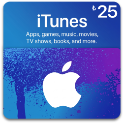 iTunes Gift Card - 25 TL (Цифровой Код) Турция - фото