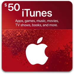 iTunes Gift Card - $50 (Цифровой Код) США - фото