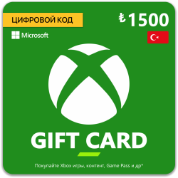 Карта пополнения Xbox 1500 Лир (Цифровой Код) - фото